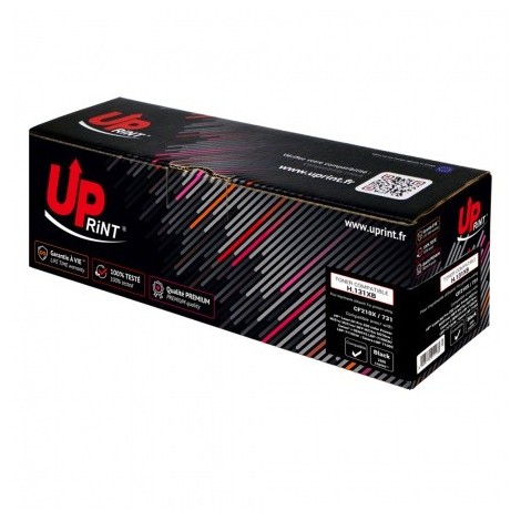 Toner Uprint H.131XB Noir Cartouche 731H BK Compatible pour Laser Canon - 2400 pages