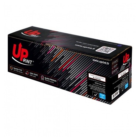 Toner Uprint H.131AC Cyan Cartouche 731A C Compatible pour Laser Canon - 1800 pages