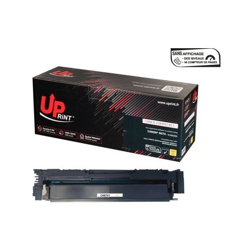 Toner Uprint C.067HY Jaune Cartouche 067HY Compatible pour Laser Canon - 2350 pages