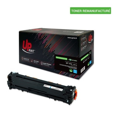 Toner Uprint H.131AC Cyan Cartouche CF211A C Remanufacturée pour Laser HP - 1800 pages