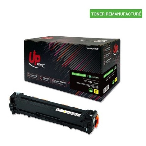 Toner Uprint H.131AY Jaune Cartouche CF212A Y Remanufacturée pour Laser HP - 1800 pages