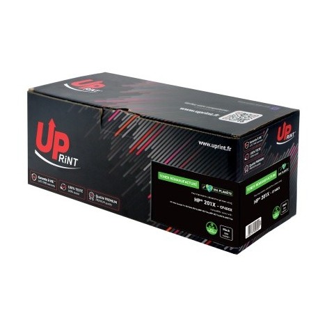 Toner Uprint H.201XB Noir Cartouche CF400X BK Remanufacturée pour Laser HP - 2800 pages