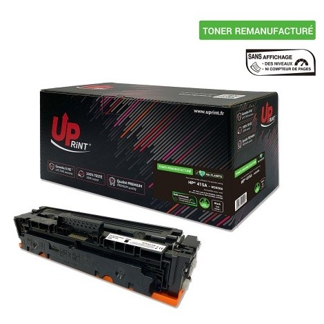 Toner Uprint H.415AB Noir Cartouche W2030A BK Remanufacturée pour Laser HP - 2400 pages