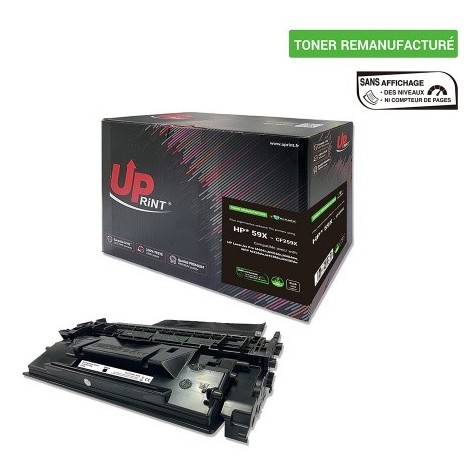 Toner Uprint H.59X Noir Cartouche CF259X Remanufacturée pour Laser HP - 10000 pages