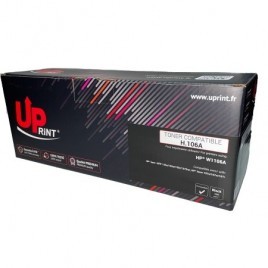 Toner Uprint H.106A Noir Cartouche W1106A Compatible pour Laser HP - 1000 pages