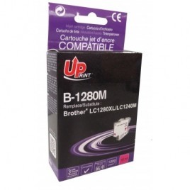 Uprint B-1280XLM Magenta, Cartouche compatible BROTHER LC-1280XLM - 1200 pages - 16ml