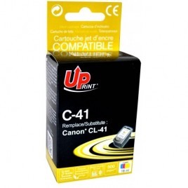 Uprint C-41 Couleur Recharge Canon CL-41, Cartouche rechargée CANON - 18ml - 500 pages