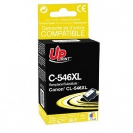 Uprint C-546XL Couleur Recharge Canon CL-546XL, Cartouche Canon rechargée Grande Capacité - 15ml - 360 pages