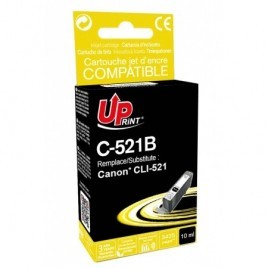 Uprint C-521B Noir, Cartouche rechargée CANON CLI-521BK - 3425 pages - 10ml