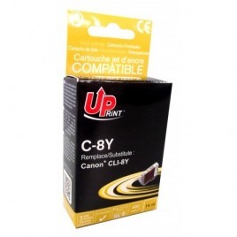 Uprint C-8Y Jaune, Cartouche compatible CANON CLI-8Y - 490 pages - 14ml