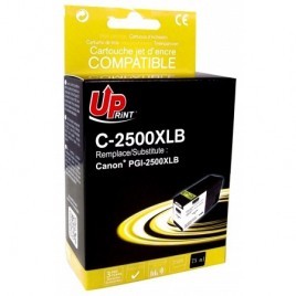 Uprint C-2500XLB Noir, Cartouche compatible CANON PGI-2500BK XL Grande Capacité - 2500 pages - 75ml