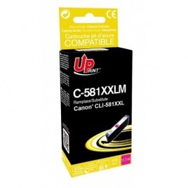 Uprint C-581XXLM Magenta, Cartouche rechargée CANON CLI-581M XXL Grande Capacité - 850 pages - 12ml