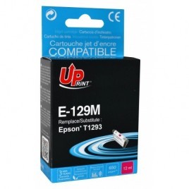 Uprint E-129M Magenta T1293, Cartouche recyclée EPSON - Pomme - 650 pages - 12ml