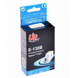 Uprint E-130B Noir T1301, Cartouche compatible EPSON - Cerf - 945 pages - 32ml