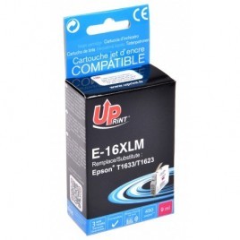 Uprint E-16XLM Magenta T1633 XL, Cartouche compatible EPSON T1623/T1633 XL - Stylo Plume - 450 pages - 9ml