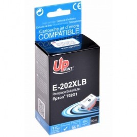 Uprint E-202XLB Noir 202XL, Cartouche compatible EPSON - Kiwi - 550 pages - 20ml