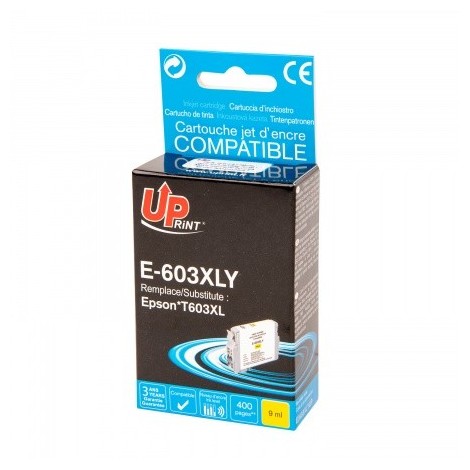 Uprint E-603XLY Jaune 603 XL, Cartouche compatible EPSON - Etoile de Mer - 400 pages - 9ml