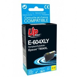 Uprint E-604XLY Jaune 604 XL, Cartouche compatible EPSON - Ananas - 350 pages - 4ml