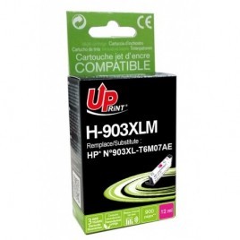 Uprint H-903XLM Magenta Recharge HP 903XL T6M07AE, Cartouche HP rechargée Grande Capacité - 12ml