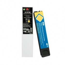 Uprint H-913A Jaune Recharge HP 913A F6T79AE, Cartouche HP rechargée - 50ml - 3000 pages