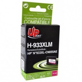 Uprint H-933XLM Magenta Recharge HP 933 XL CN055AE, Cartouche HP rechargée Grande Capacité - 16ml - 825 pages