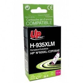 Uprint H-935XLM Magenta Recharge HP 935 XL C2P25AE, Cartouche HP rechargée Grande Capacité - 12ml - 950 pages