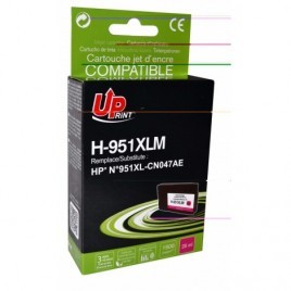 Uprint H-951XLM Magenta Recharge HP 951 XL CN047AE, Cartouche HP rechargée Grande Capacité - 1 500 pages