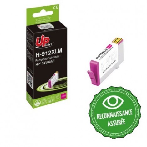 Uprint H-912XLM Magenta Recharge HP 912 XL 3YL82AE, Cartouche HP rechargée Grande Capacité - 825 pages