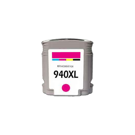 940 XL Magenta C4908AE, Cartouche compatible HP - 28ml