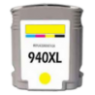 940 XL Jaune C4909AE, Cartouche compatible HP - 28ml