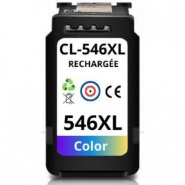 Recharge Canon CL-546XL Couleurs, Cartouche compatible CANON - 13,5ml