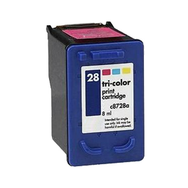 28 Couleurs C8728AE, Cartouche recyclée HP - 21ml