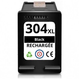 Recharge HP 304 XL Noir N9K08AE, Cartouche compatible HP - 20ml