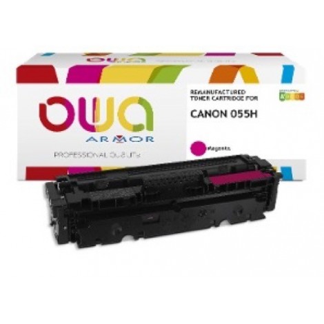 Toner ARMOR pour Canon 055H Magenta - 3018C002 - 5900 pages - K18834OW