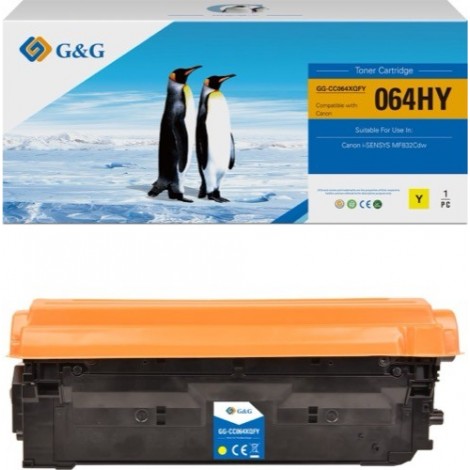 064H Y Jaune Premium - 4932C001 - Toner compatible CANON - 10400 pages