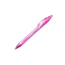 Bic Gel-Ocity Quick Dry Couleur Rose - Grip Caoutchouc - Pointe moyenne 0,7 mm