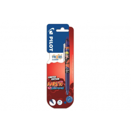 Pilot Frixion Clicker Naruto Bleu Stylo Roller Gel Effaçable rétractable - Pointe sphérique 0,7mm Rollerball