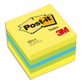 POST-IT® Mini cube Rêves classique 5,1 x 5,1 cm - 400 feuilles