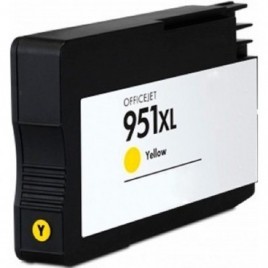 Recharge HP 951 XL Jaune CN048AE, Cartouche compatible HP - 1 500 pages